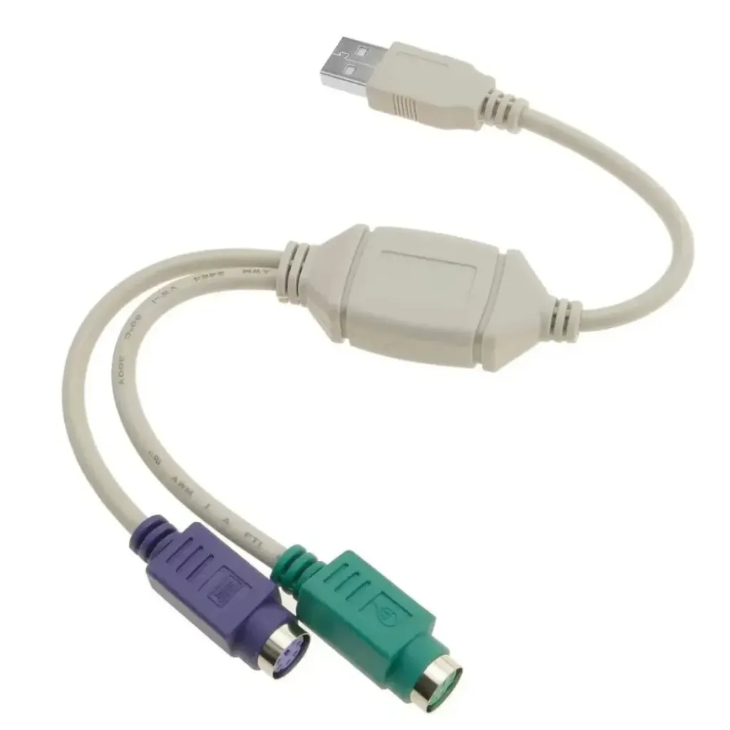 [00029] Cable Adaptador Ps2 Usb Puerto Teclado Mouse Pc Conversor