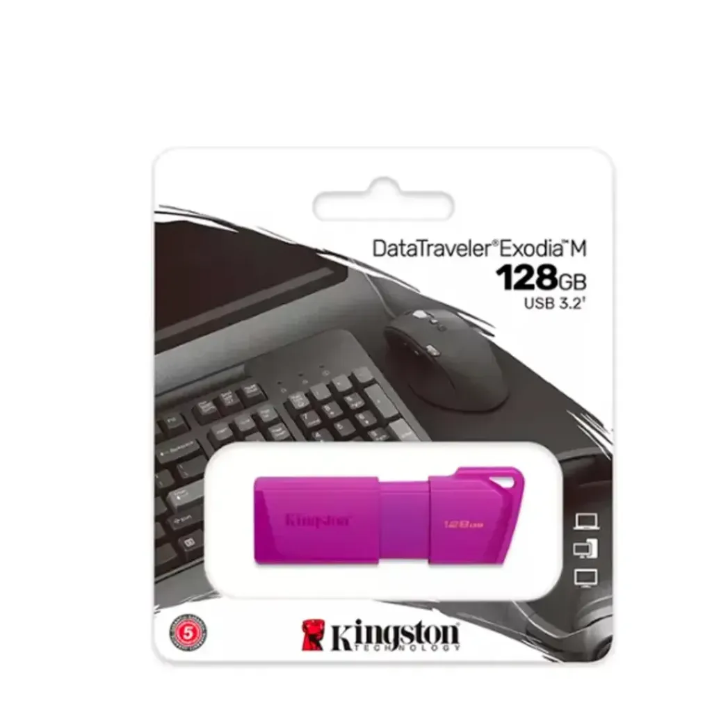 Pen Drive KINGSTON 128GB USB 3.2 DTXM NEON (Purple)