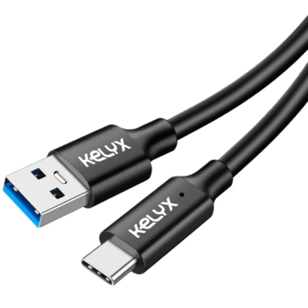 Cable Kelyx USB 3.2 a Type C 3A 60W 1mt
