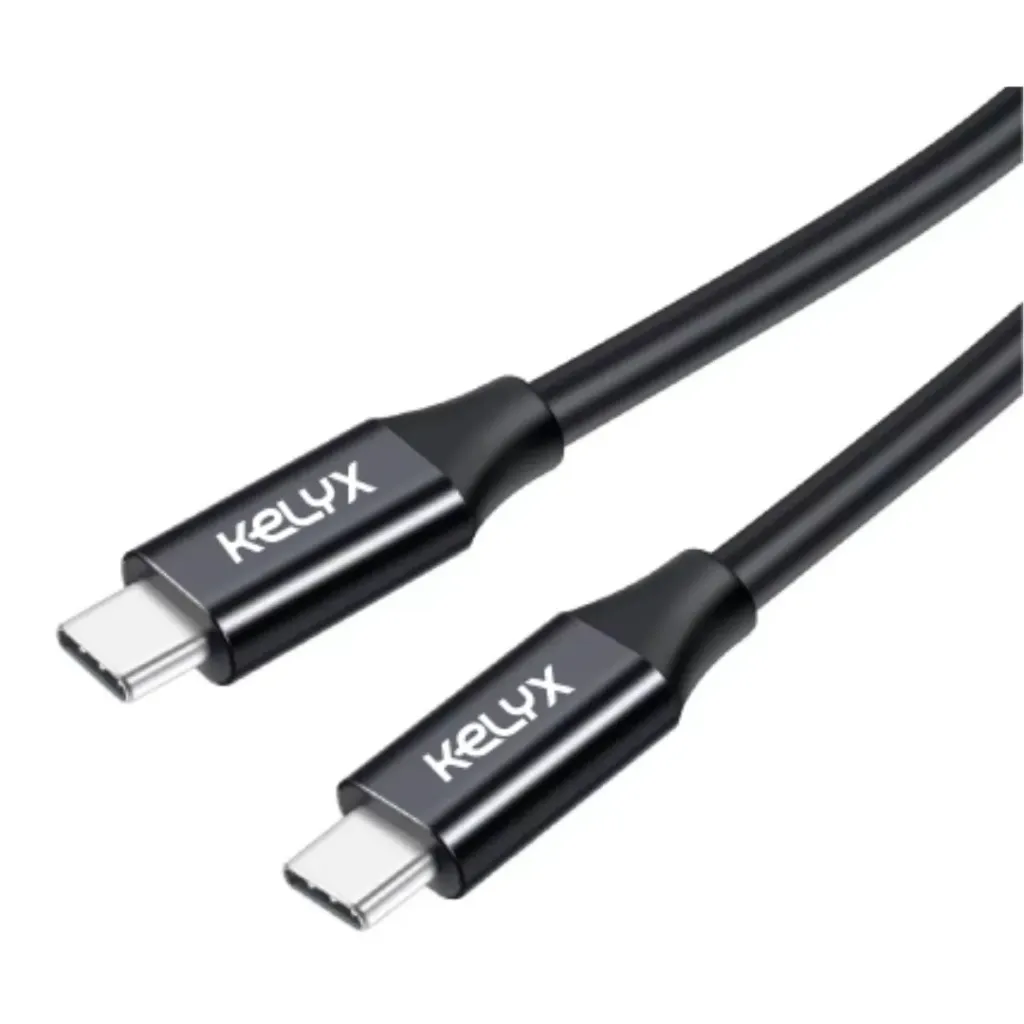 Cable Kelyx USB Type C a Type C 240W / 20Gbp - 4K ULTRA HD 1mt