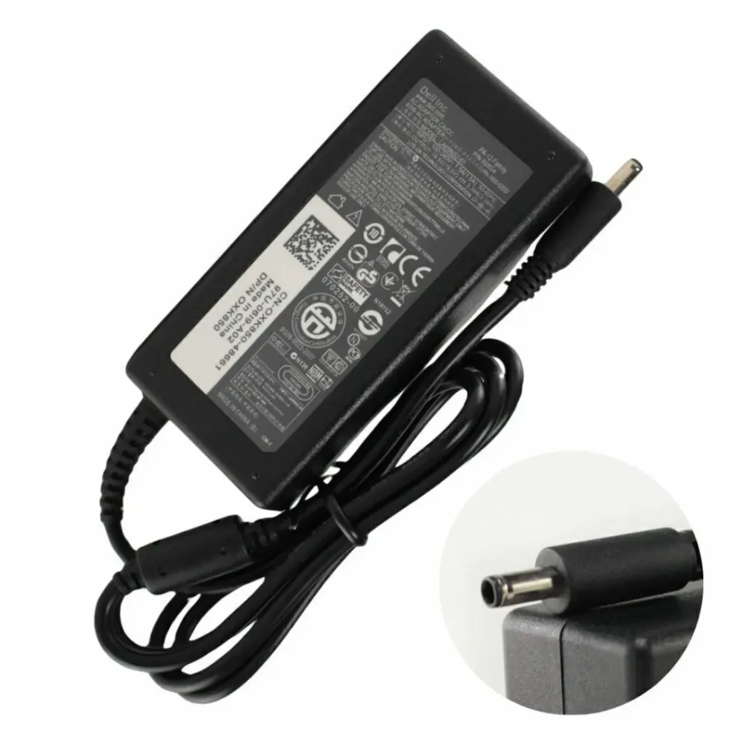 Cargador DELL 19.5v 3.34a 4.5x3.0 Ultrabook 65w