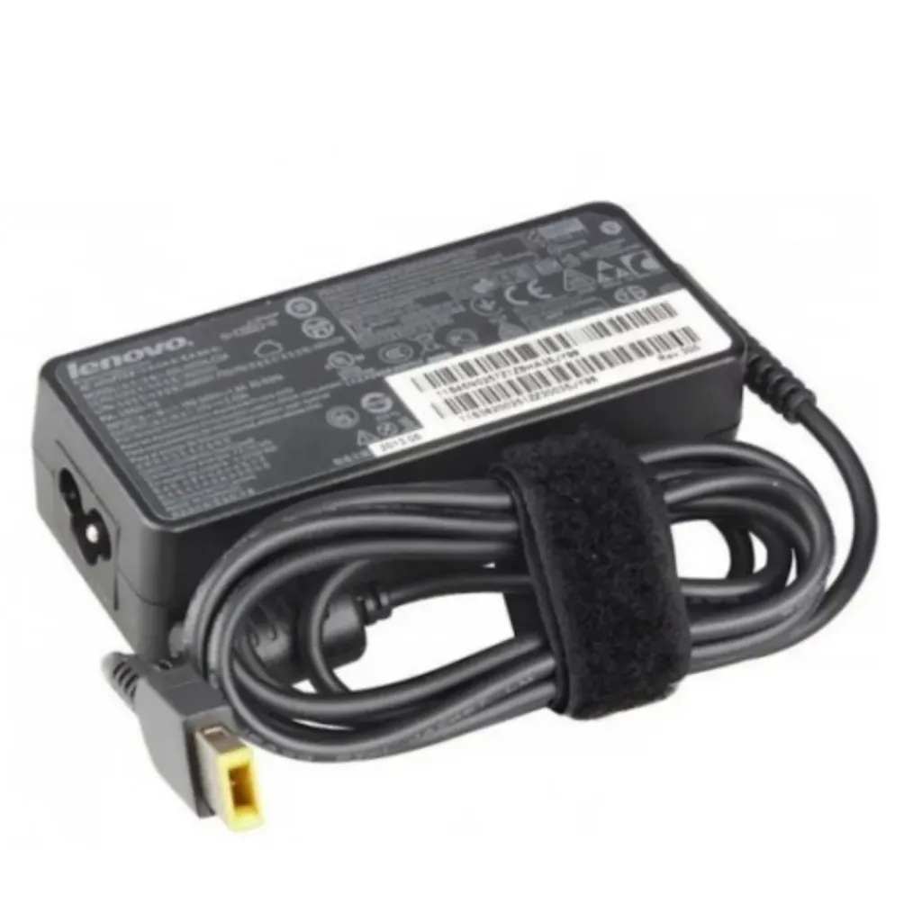 Cargador Lenovo 20V 3.25A Aquare Pin USB type Amarillo