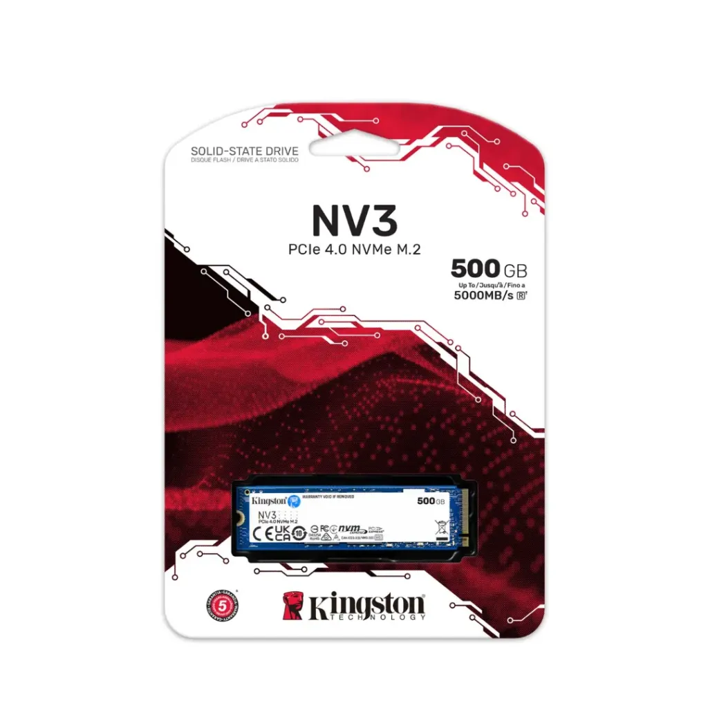 SSD KINGSTON 500GB NV3 NVME G4 M2 2280