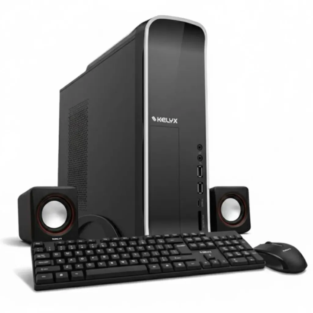 [00261] Kit Kelyx Modelo LC727-08A SLIM Fuente 500W Tec/Mou/Parl/C. Reader