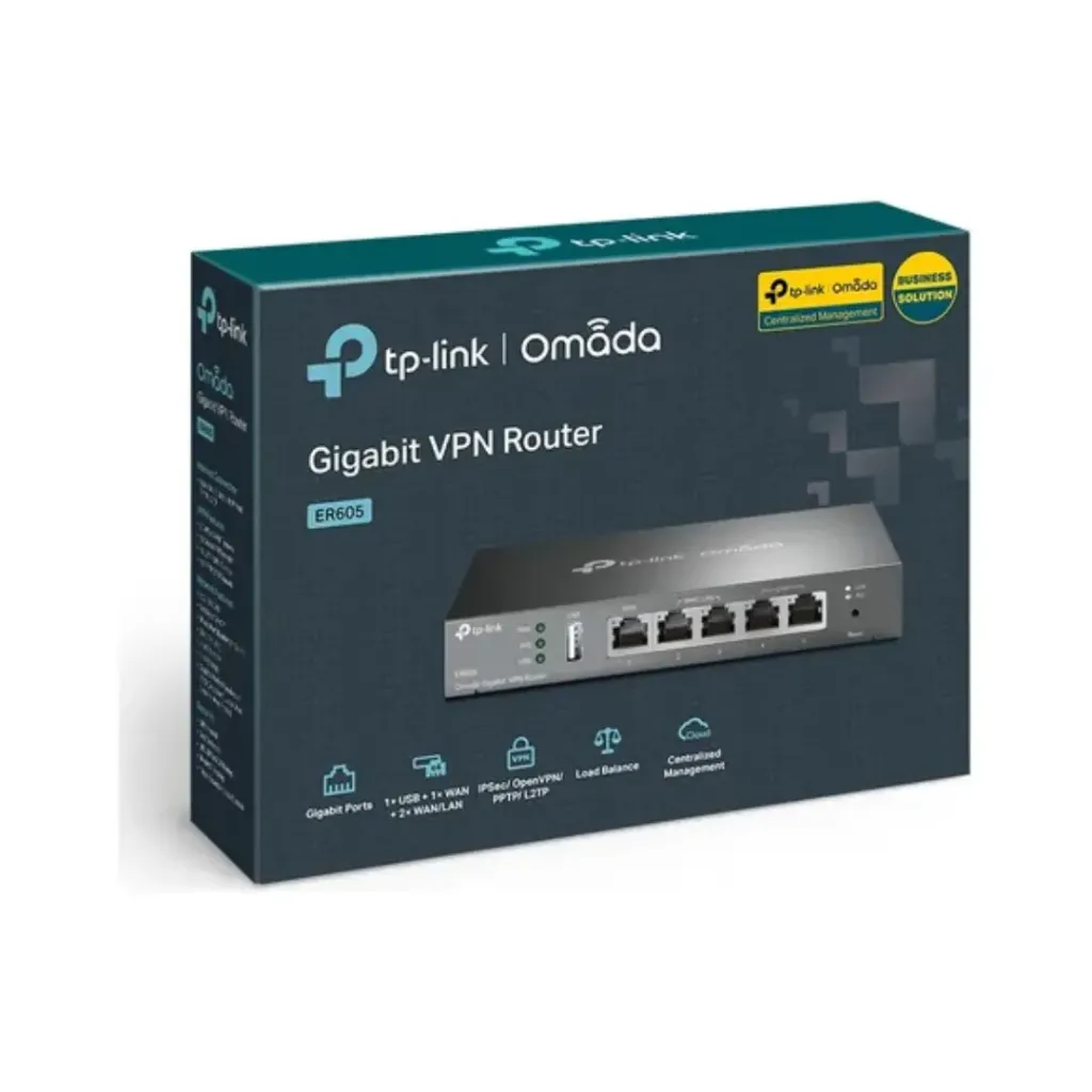 ER605 Router 5 ptos Multiwan Omada Gigabit VPN (9597)