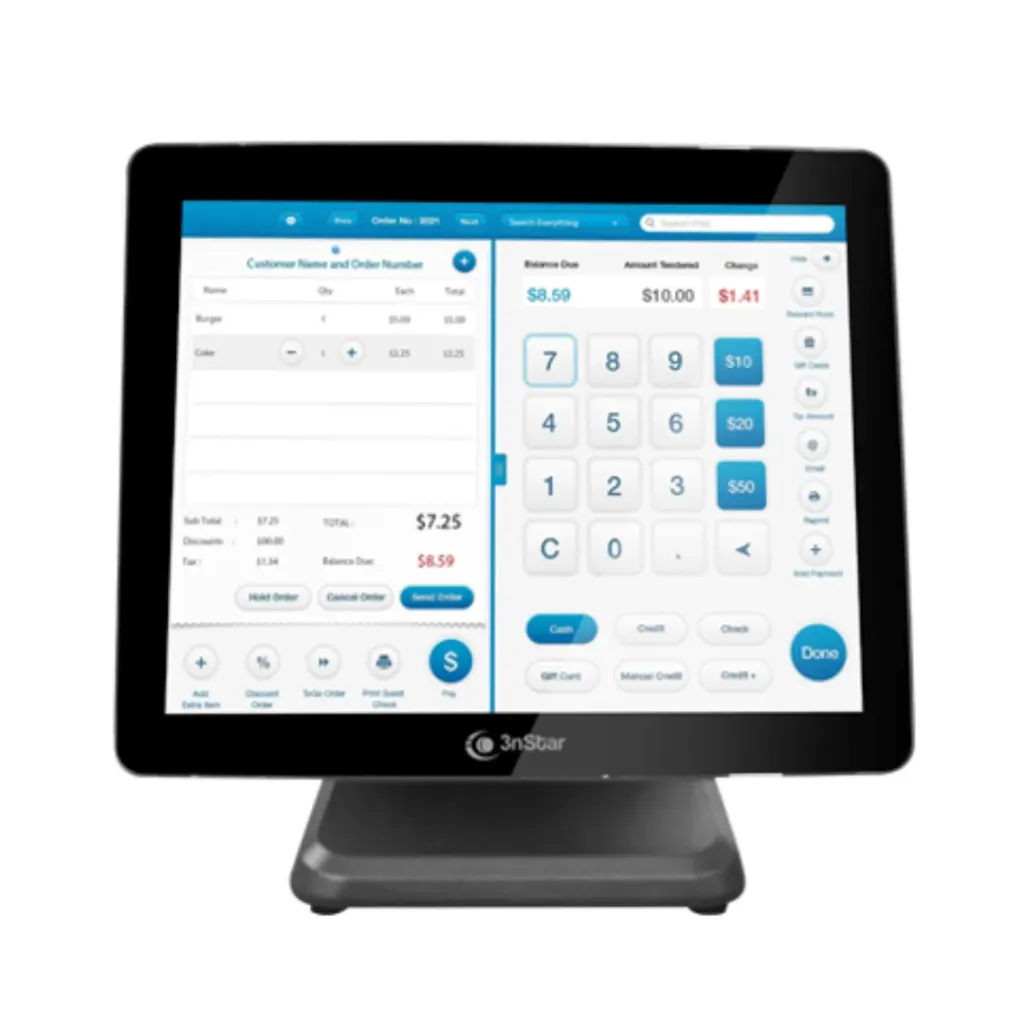 All-In-One 3nStar-PTE0120 - Monitor Tactil J6412, Wifi, BT, 8GB RAM, 240GB SSD, Capacitivo 15", No SO
