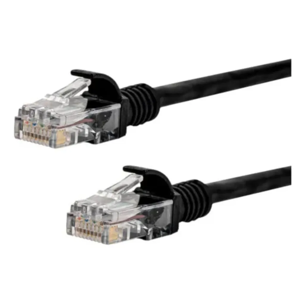 FKW CAT6 PATCHCORD UTP 0,5M Negro (35123100)