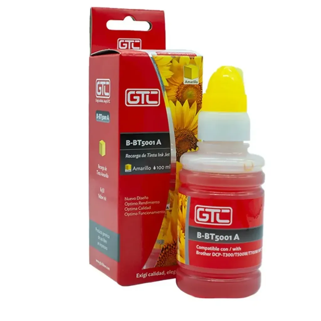 Botella de Tinta GT-B-BT5001-A Sist. Continuo BROTHER - GTC
