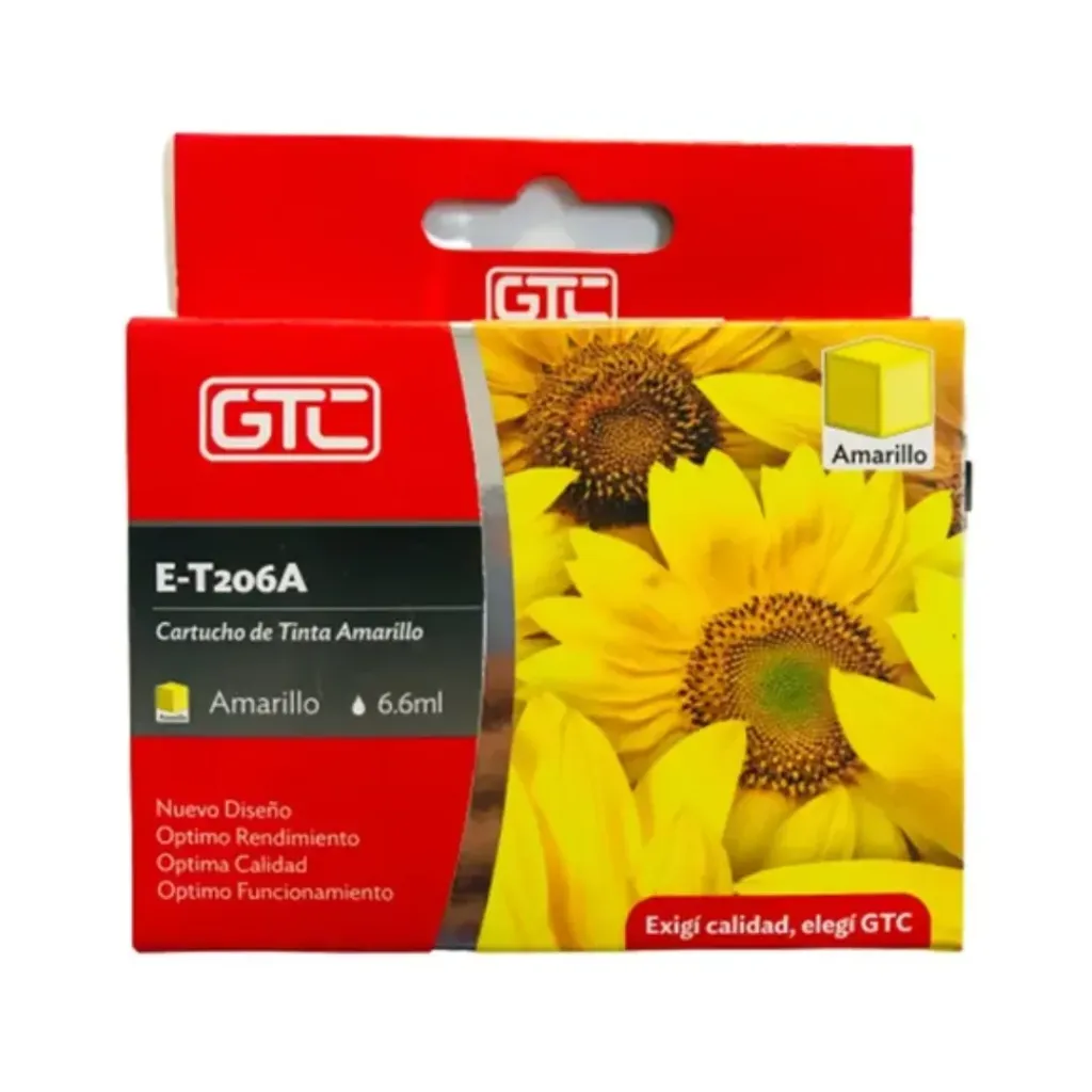 [00146] Cartucho GT-T206A Cart.P/Epson Xp-2101 Amarillo GTC