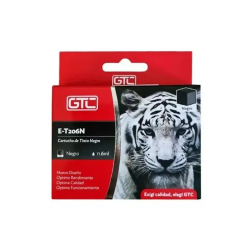 [00149] Cartucho GT-T206N Cart.P/Epson Xp-2101 Negro GTC