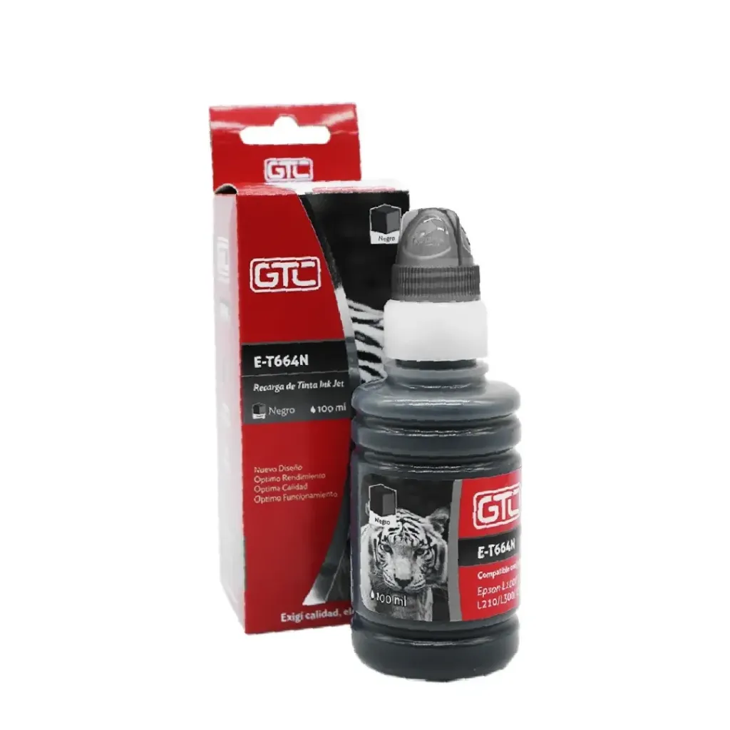 [00198] Cartucho GT-E-T664-A-100 Botella de tinta 100ML - GTC
