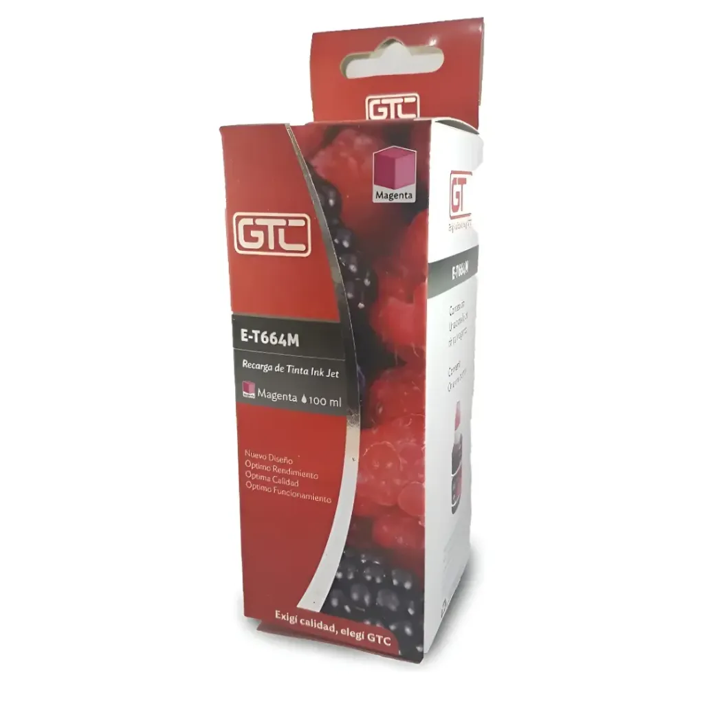 [00200] Cartucho GT-E-T664-M-100 Botella de tinta 100ML - GTC