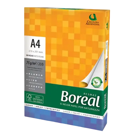 Resma BOREAL A4 75g