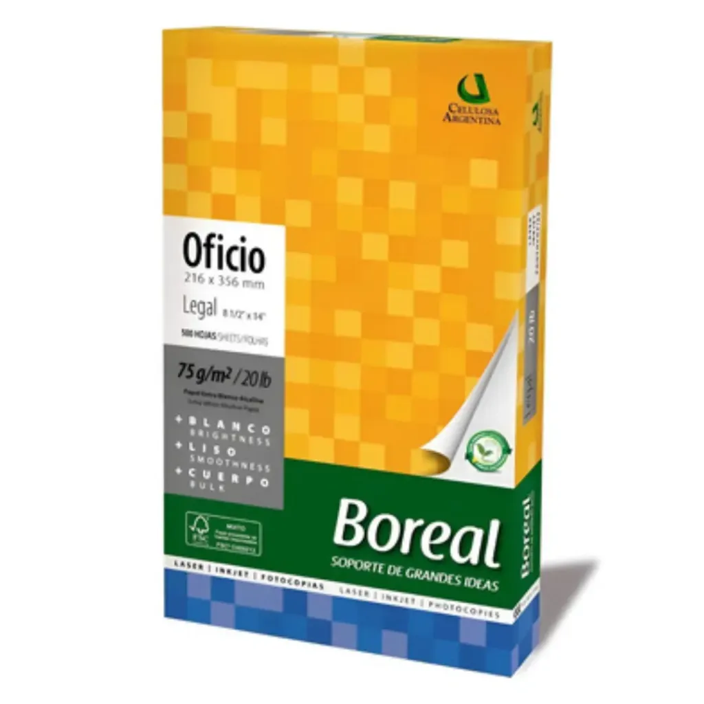 [00176] Resma BOREAL OFICIO 75g