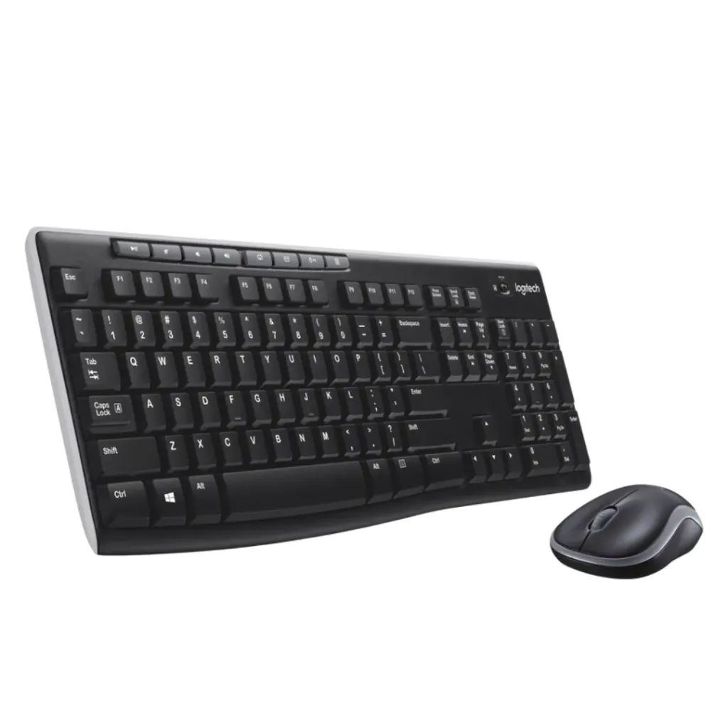 [00100] Teclado y Mouse LOGITECH MK270 Wireless Black