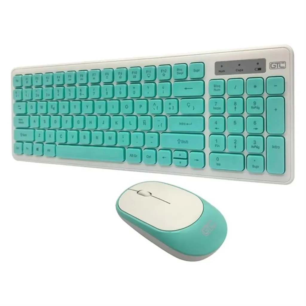 Teclado y Mouse GTC CBG-017 - Verde