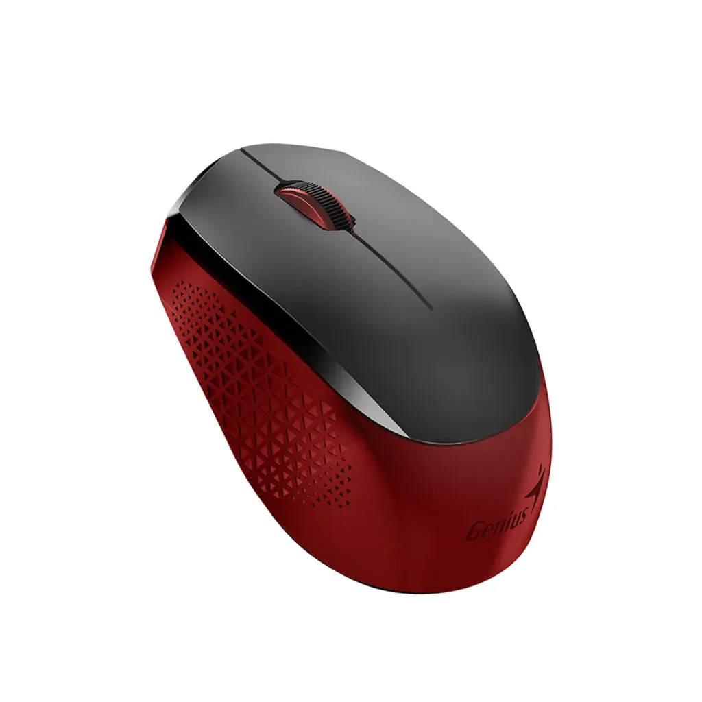 Mouse GENIUS NX-8000S RED/BLK Wireless Silencioso