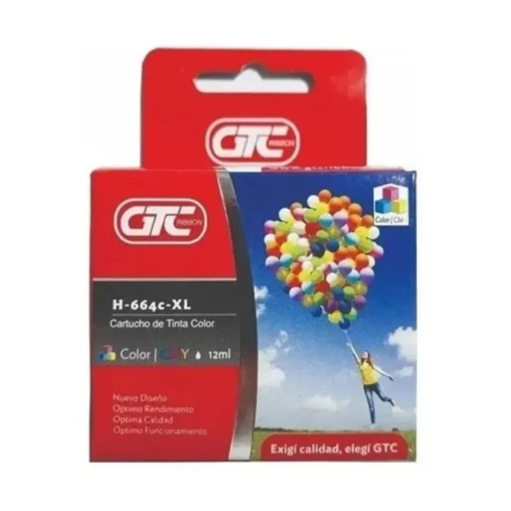 Cartucho GTC HP 664 Color