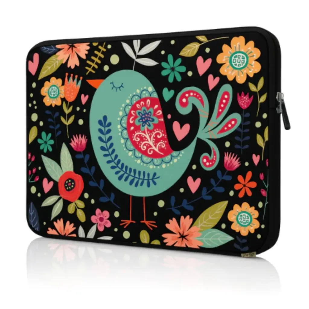 Funda Porta Notebook 15.6” Neoprene - Black Bird