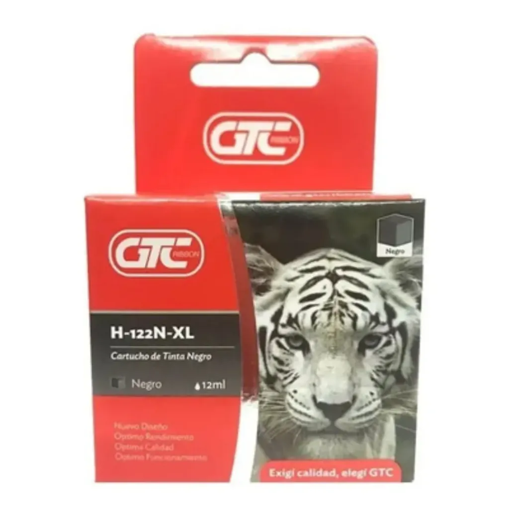 GT-122C-XL Cart.Tinta P/HP 122 XL - CMY