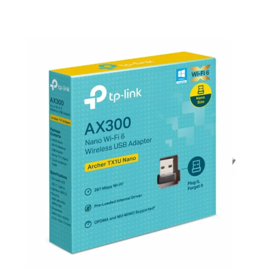 [00316] Archer TX1U Nano AX300 USB Wifi 6 Dual Band